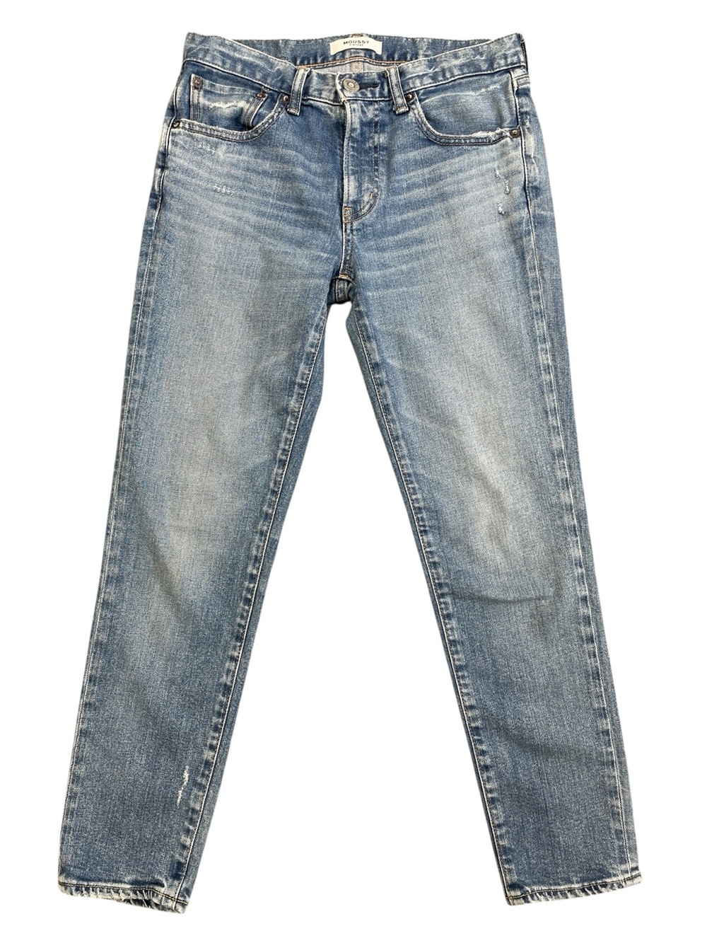 Moussy Light Blue Wash Denim Women’s Jeans Size 26 Ankle Length - Picture 1 of 12